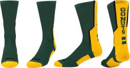 Custom Live Oak Socks, Green/Gold