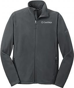 Men's Eddie Bauer Full-Zip Microfleece Jacket, Grey Steel