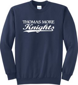 Fleece Crewneck Sweatshirt, Navy