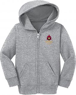 Youth/Adult Fleece Full-Zip Hooded Sweatshirt, Athletic Heather