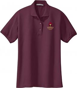 Ladies Silk Touch Polo, Maroon