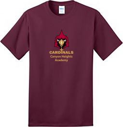 Youth/Adult Ring Spun Cotton Tee, Cardinal