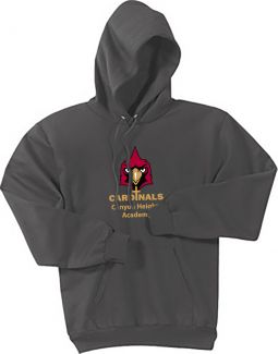 Youth/Adult Ultimate Pullover Hooded Sweatshirt, Charcoal Grey