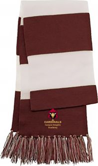 Spectator Scarf, Maroon/White