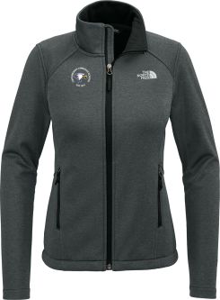 The North Face Women's Chest Logo Ridgewall Soft Shell Jacket, Dark Grey Heather