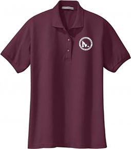 Ladies Silk Touch Polo, Maroon