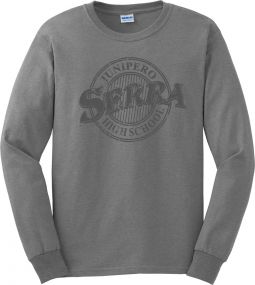 Gildan® - Ultra Cotton 100% Cotton Long Sleeve T-Shirt, Grey