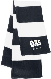 Sportsman Rugby-Striped Knit Scarf