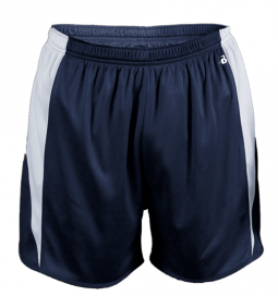 Stride Shorts, Navy/White