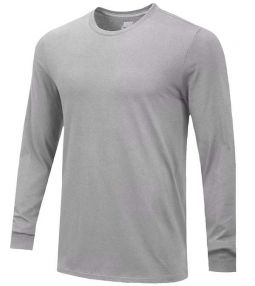 BLANK / NON-DECORATED - Nike Core Cotton L/S Crew, Grey