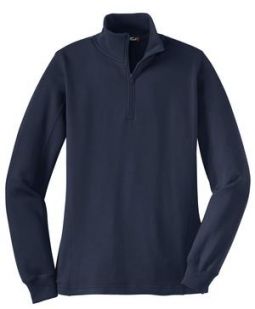 Sport-Tek Ladies 1/4-Zip Sweatshirt, Navy