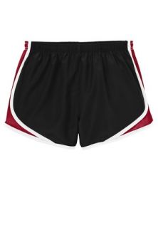 Ladies Sport-tek Shorts, Black/Red/White